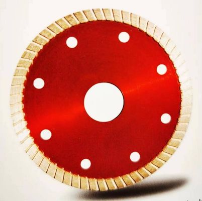 Cuchilla seca fina estupenda de la porcelana de Turbo Diamond Blade 115m m del corte