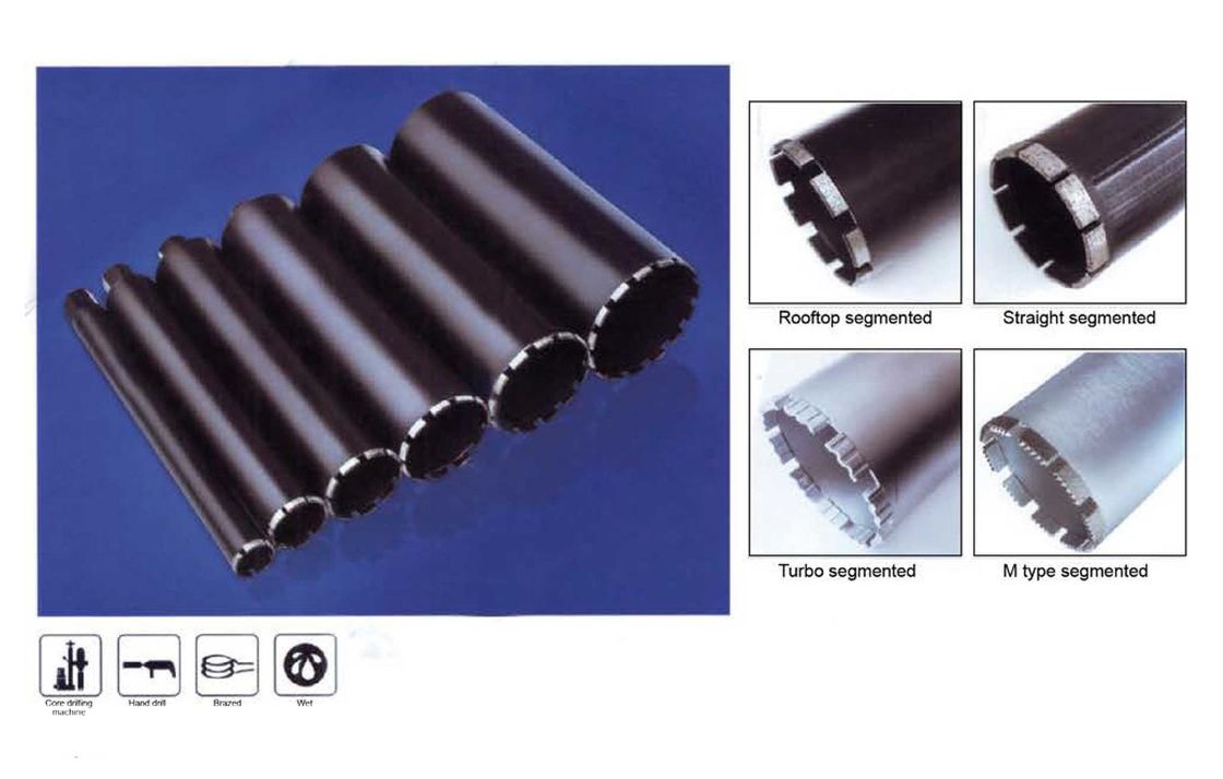 Broca central regular para hormigón armado de 25 mm a 356 mm