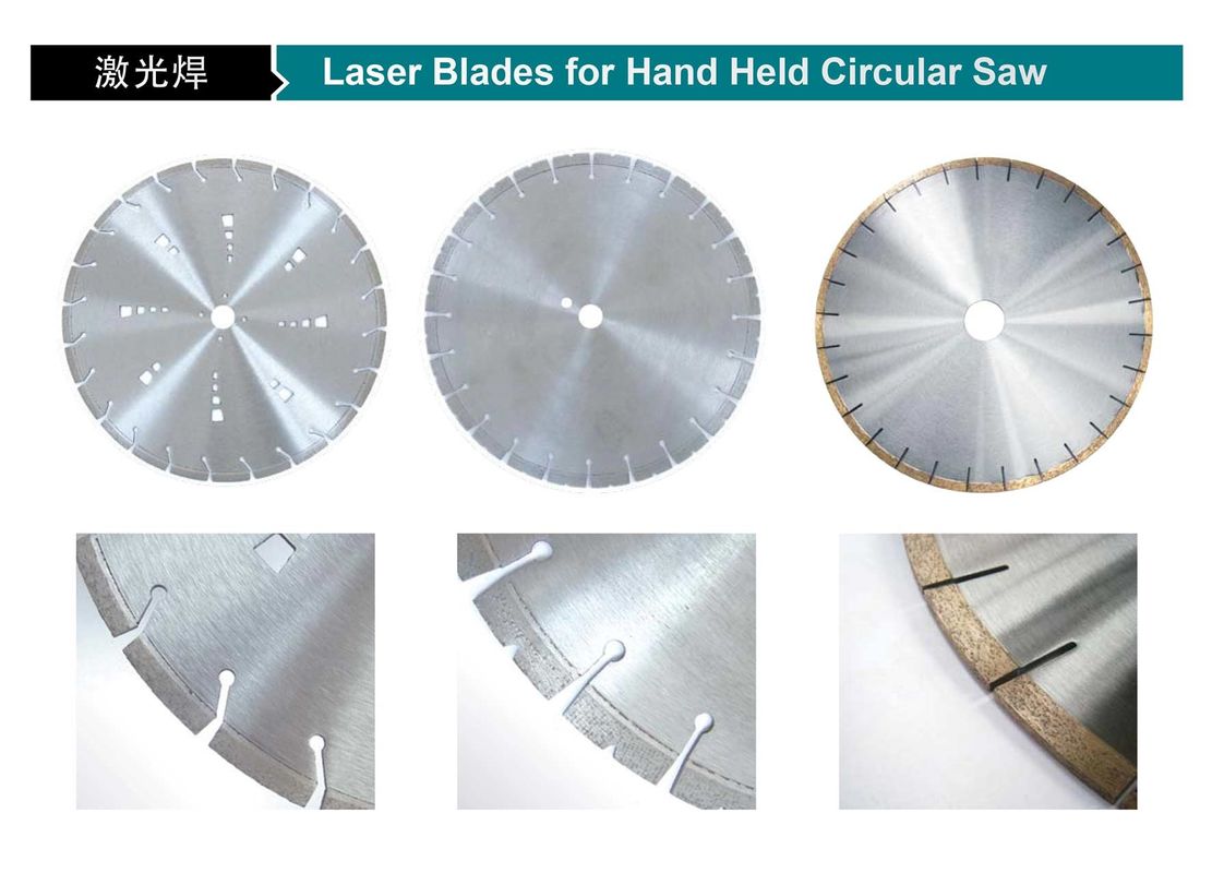base de acero de Diamond Saw Blade Wave Turbo de la soldadura de laser de 105m m los 4in