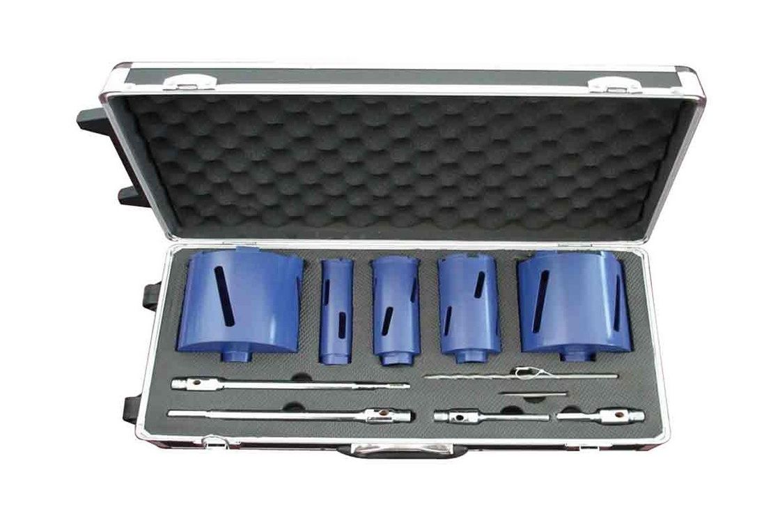 11pcs fijó las brocas secas de la base fijó a Diamond Drill Bits For Glass